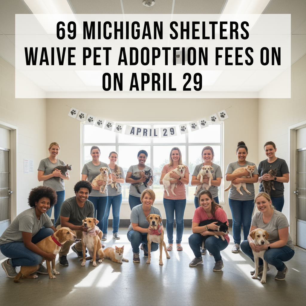 69 Michigan Shelters Waive Pet Adoption Fees on April 29 cover image 2039